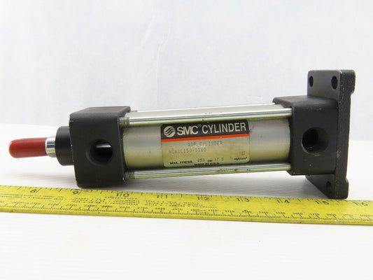 SMC NCA1C150-0300 1-1/2" Bore 3" Stroke Double Acting Pneumatic Air Cylinder