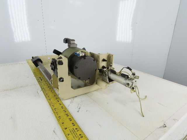 Muratec MW200 CNC Lathe Robot Gripper Loader W/ Rail Assembly