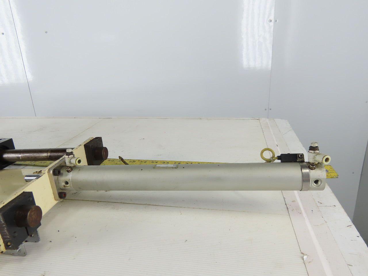 Muratec MW200 CNC Lathe Robot Gripper Loader W/Rail Assembly