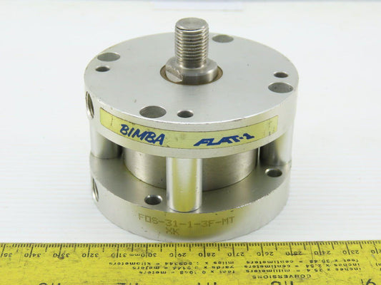 Bimba FOS-31-1-3F-MT 1-1-1/2" Bore 3/4" Stroke Flat-1 Double Acting Air Cylinder