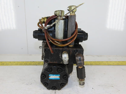 Daikin TM13AM-3R22-PTNK-10-174 Hydraulic Positioning Motor W/Solenoid Valves
