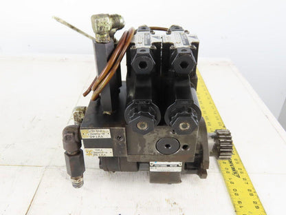 Daikin TM13AM-3R22-PTNK-10-174 Hydraulic Positioning Motor W/Solenoid Valves