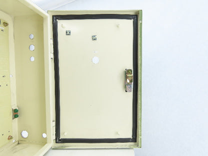 20-3-3/4x215-3/4x6-3/4" Hinged Door Electrical Enclosure W/Back Plate Keyed Lock