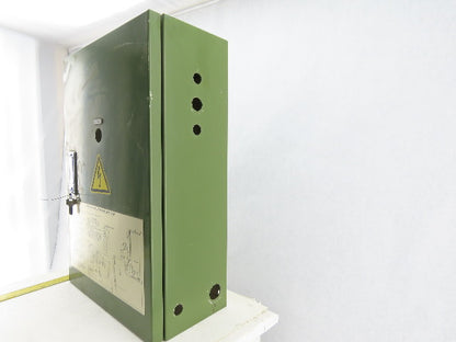 20-3-3/4x215-3/4x6-3/4" Hinged Door Electrical Enclosure W/Back Plate Keyed Lock