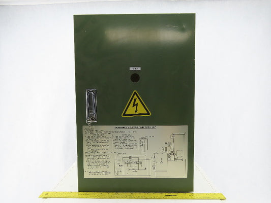 20-3-3/4x215-3/4x6-3/4" Hinged Door Electrical Enclosure W/Back Plate Keyed Lock