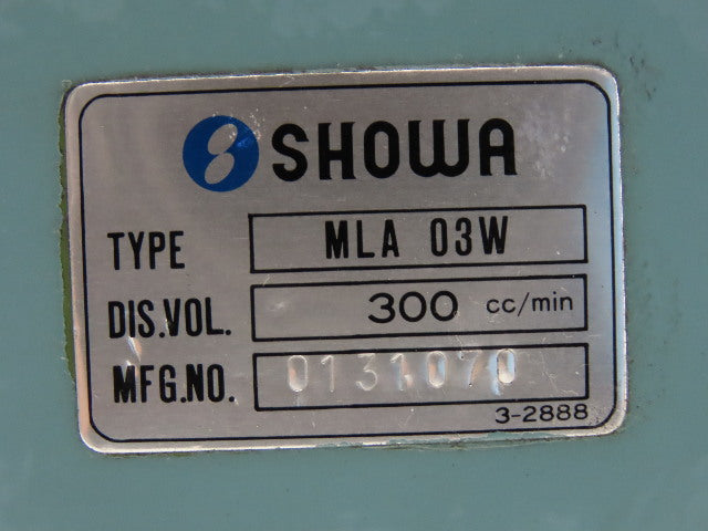 Showa SMA3-60 Lubricator 6L Volume 220V 1~3cc/cy Adjust