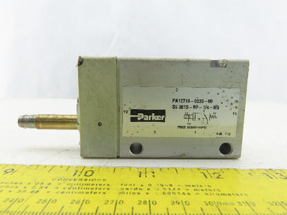Parker S9 381S-RF-1/4-NG Valve 24VDC 60VAC 50Hz 6OVA