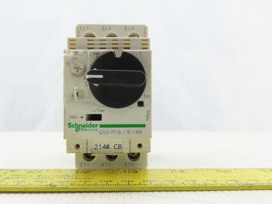 Schneider Electric GV2-P16/9-14A 3 Pole Contactor Motor Starter 600V
