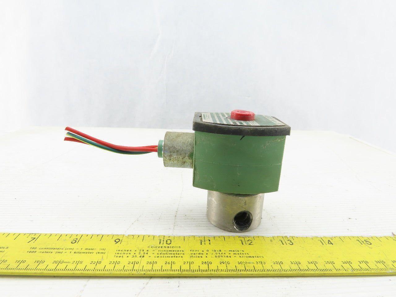 Asco 302053 Red Hat Solenoid Valve 1/4" NPT