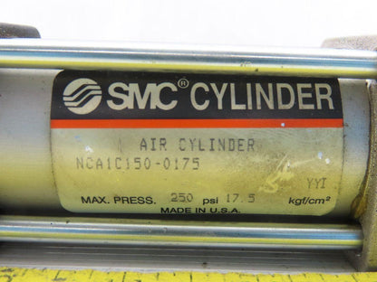 SMC NCA1C150-0175 Pneumatic Air Cylinder 1-1/2" Bore 1-3/4" Stroke