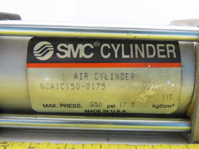 SMC NCA1C150-0175 Pneumatic Air Cylinder 1-1/2" Bore 1-3/4" Stroke