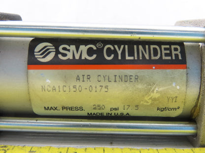 SMC NCA1C150-0175 Pneumatic Air Cylinder 1-1/2" Bore 1-3/4" Stroke
