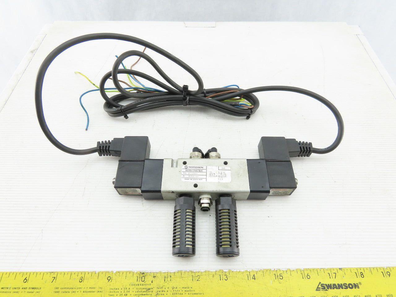 Norgren V61R5114AA218JC 2 Position Single Pneumatic Valve 1/4" Ports/W Coil 18J