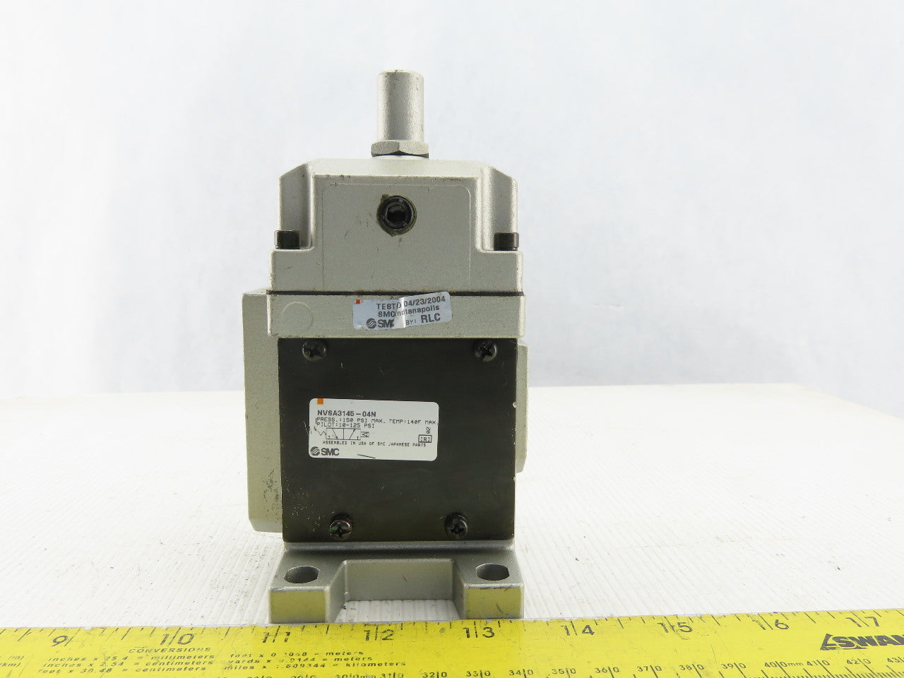 SMC NV8A3145-04N Pneumatic Valve 150PSI