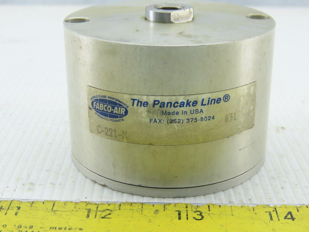 Fabco Air C-221-X Pneumatic Air Cylinder Bore 2-1/2" Stroke   3/4"