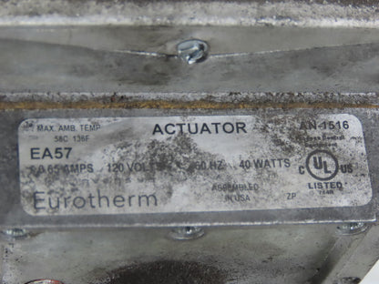 Barber Colman EA57 Actuator 0.65A 120V 40W W/2-3706 1/4" NPT Valve