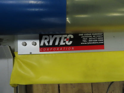 Rytec Clean Room 40"W x50"H Fabric Roll-Up Overhead Door W/Controller 230V 3Ph