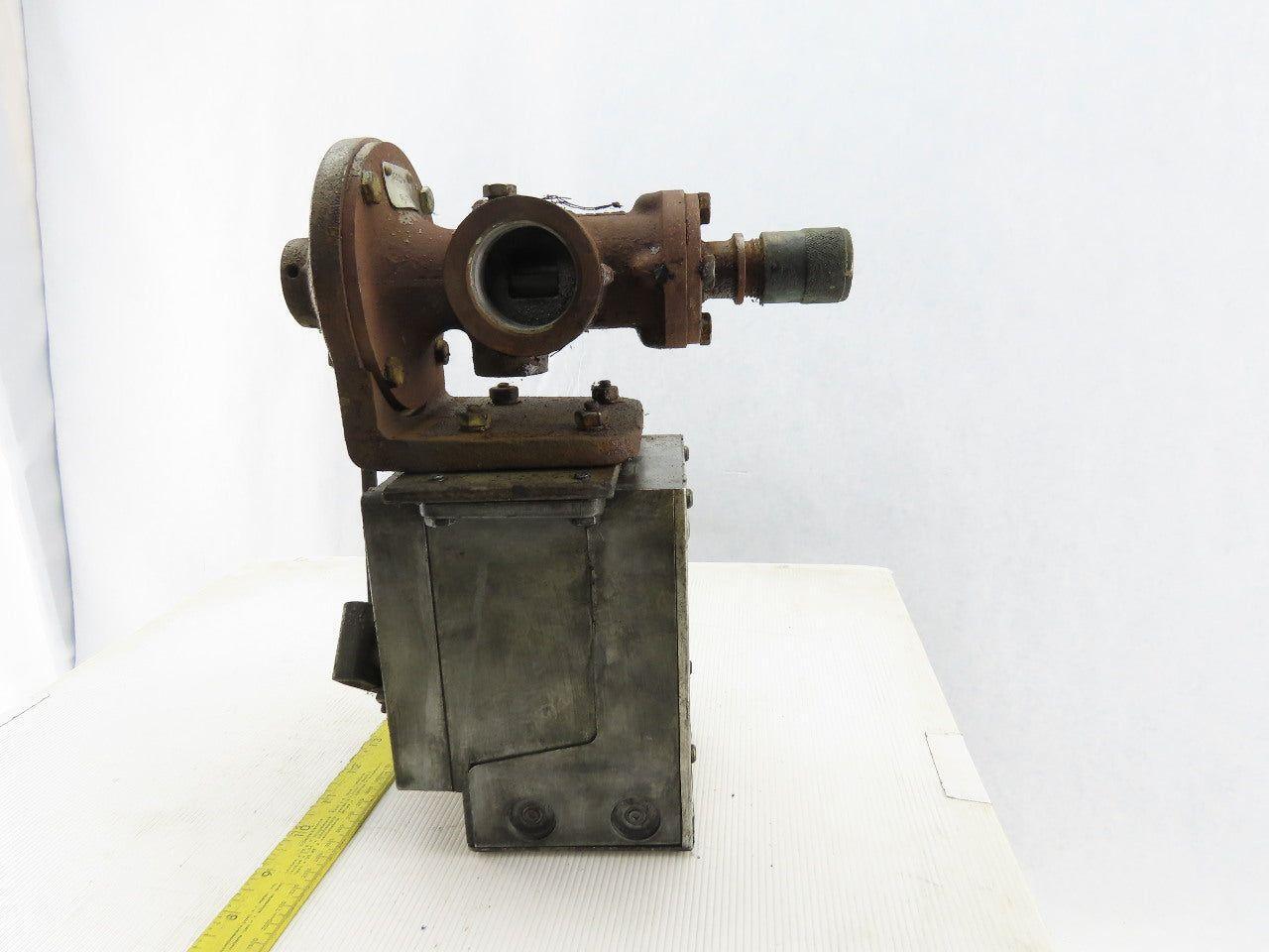 Barber Coleman EA57 Actuator 0.65A 120V 60Hz 40W W-1008A-2 1 1/4 NPT Gas Valve