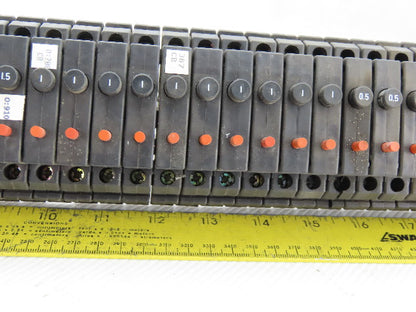 Allen Bradley 1492-GH015 Rail 52 Circuit Breaker 22-1.5A 10-1A 10-0.5A 10-0.2A