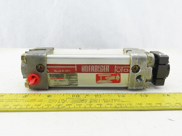 Hoerbiger Origa AZV-U5032/2 Pneumatic Air Cylinder 1" Bore 2" Stroke Twin Rod