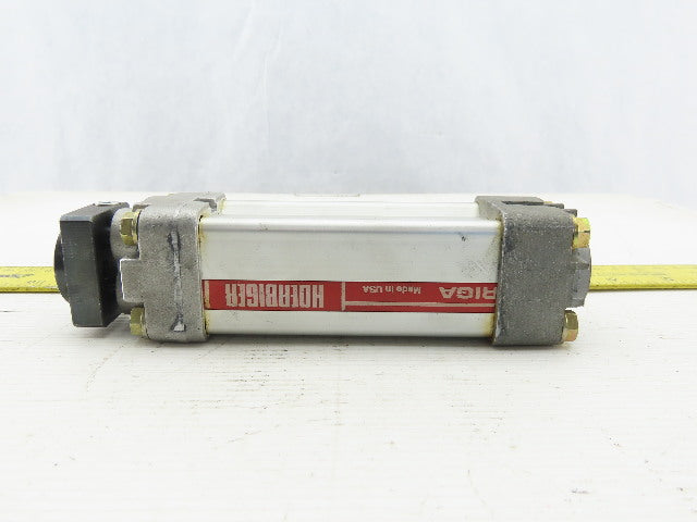 Hoerbiger Origa AZV-U5032/2 Pneumatic Air Cylinder 1" Bore 2" Stroke Twin Rod
