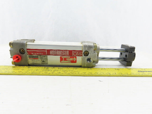 Hoerbiger Origa AZV-U5032/2 Pneumatic Air Cylinder 1" Bore 2" Stroke Twin Rod