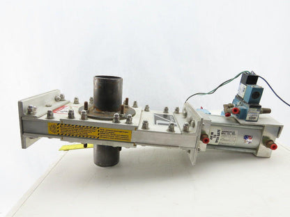 Salina Vortex B03 25550 2-1/4" Pneumatic Slide Gate Dry Material Cut Off Valve