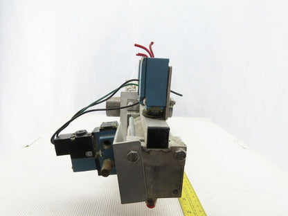 Salina Vortex B03 25550 2-1/4" Pneumatic Slide Gate Dry Material Cut Off Valve