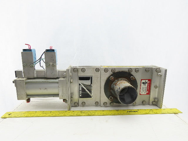 Salina Vortex B03 25550 2-1/4" Pneumatic Slide Gate Dry Material Cut Off Valve