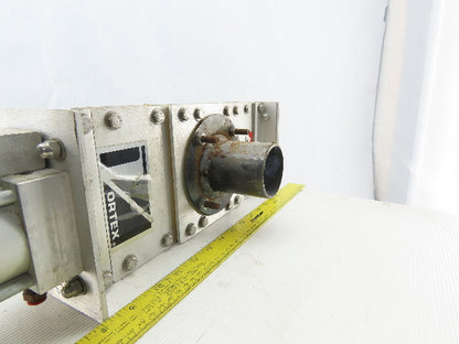 Salina Vortex B03 25550 2-1/4" Pneumatic Slide Gate Dry Material Cut Off Valve