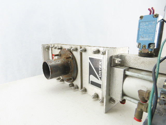 Salina Vortex B03 25550 2-1/4" Pneumatic Slide Gate Dry Material Cut Off Valve