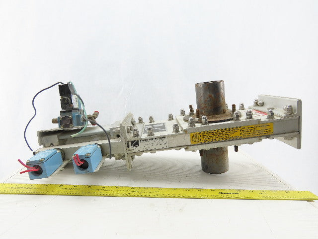 Salina Vortex B03 25550 2-1/4" Pneumatic Slide Gate Dry Material Cut Off Valve