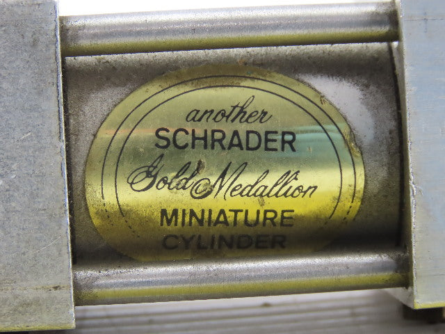 Schrader Pneumatic Air Cylinder 1" Bore 1" Stroke 250 psi