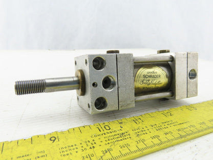 Schrader Pneumatic Air Cylinder 1" Bore 1" Stroke 250 psi