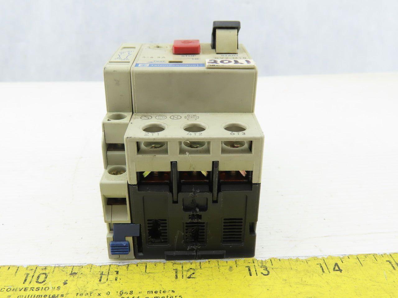 Telemecanique GV2-M10 Circuit Breaker 3 Pole 690V 50/60Hz 3A