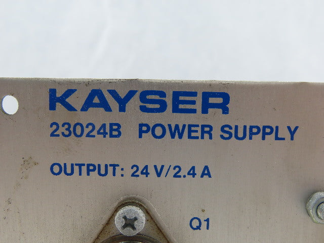 Kayser 23024B Power Supply 24V 2.4A
