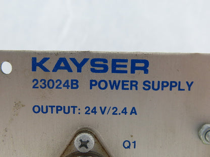 Kayser 23024B Power Supply 24V 2.4A
