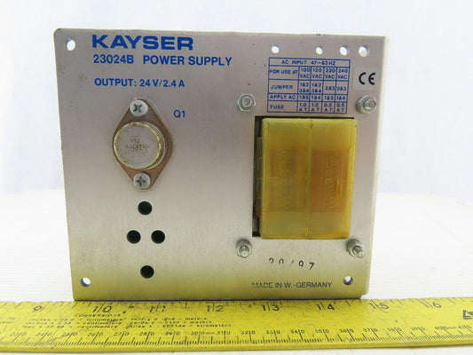 Kayser 23024B Power Supply 24V 2.4A