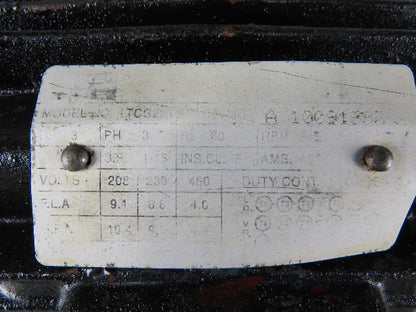 Dayton LTCG23T 3Hp 3450RPM 208-230/460V 3" x 3" Centrifugal Pump