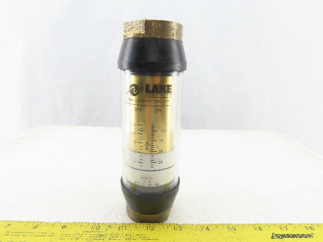 Lake Monitors B4B6WC30 Basic Variable Area Flow Meter 3500PSI 1"NPT