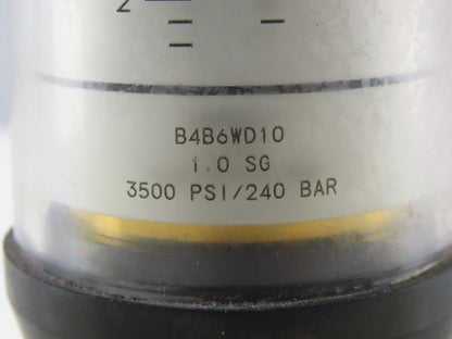 Lake Monitors B4B6WD10 Basic Variable Area Flow Meter 3500PSI 1"NPT