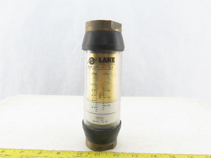 Lake Monitors B4B6WD10 Basic Variable Area Flow Meter 3500PSI 1"NPT
