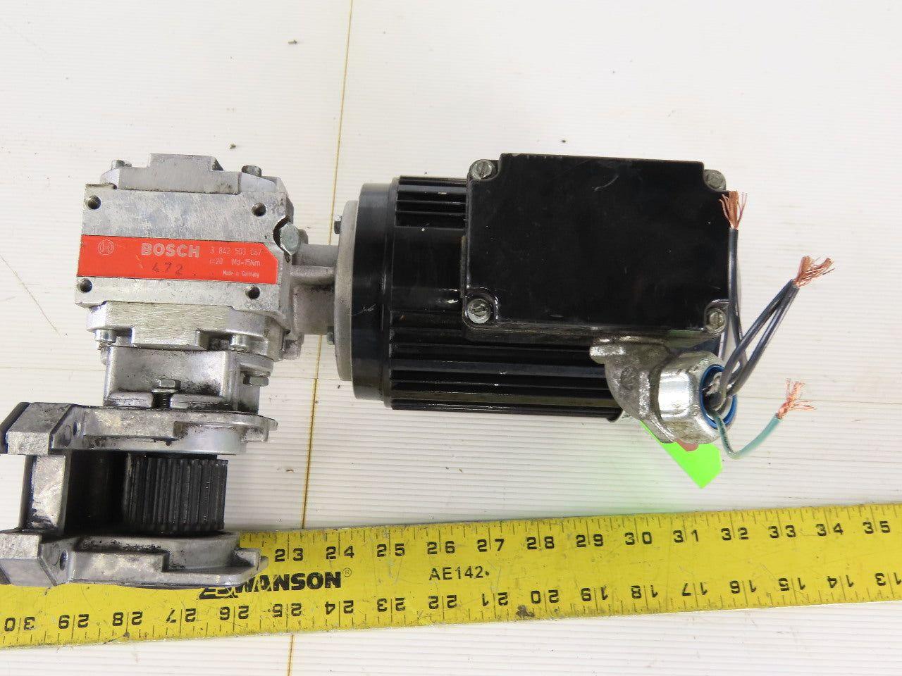 Bosch 3842503 42Y6BFPP 20:1 Ratio 0.120kW 220/240V Gear Reducer 11/16" Hex Drive