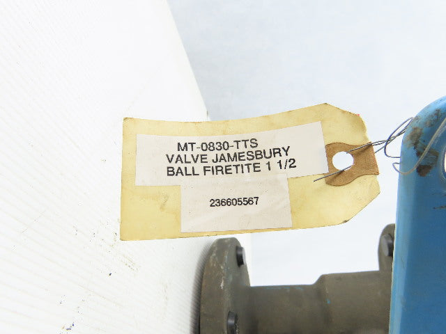 Jamesbury 5300312236MT 1-1/2" Flange Ball Valve 750PSI