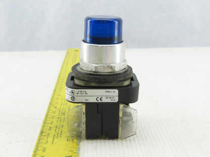 Allen Bradley 800T-QT10B/T Blue Push Button 1N.O 1N.C 120V Series T
