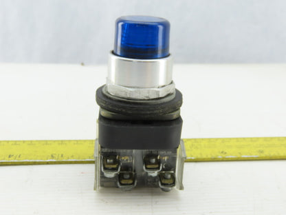 Allen Bradley 800T-QT10B/T Blue Push Button 1N.O 1N.C 120V Series T