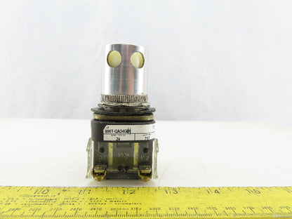 Allen Bradley 800T-QA24GD1/T White Push Button 24V 1N.O 1N.C
