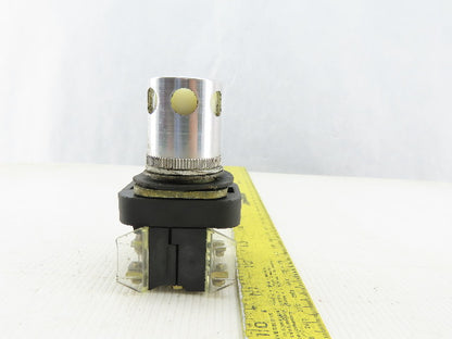 Allen Bradley 800T-QA24GD1/T White Push Button 24V 1N.O 1N.C