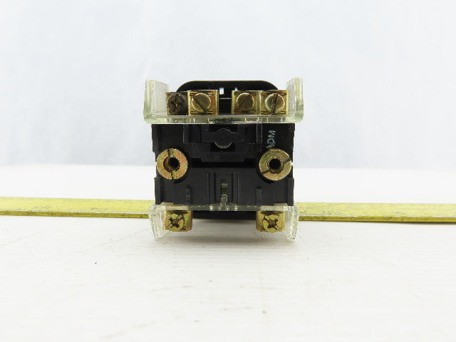 Allen Bradley 800T-QA24GD1/T White Push Button 24V 1N.O 1N.C