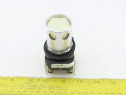 Allen Bradley 800T-QA24GD1/T White Push Button 24V 1N.O 1N.C